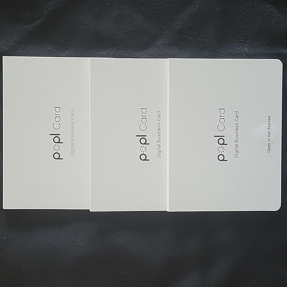 New Popl Digital Business Card